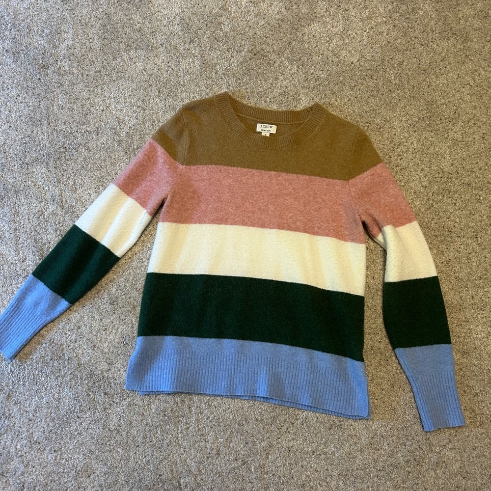 J Crew “Extra Soft” sweater.